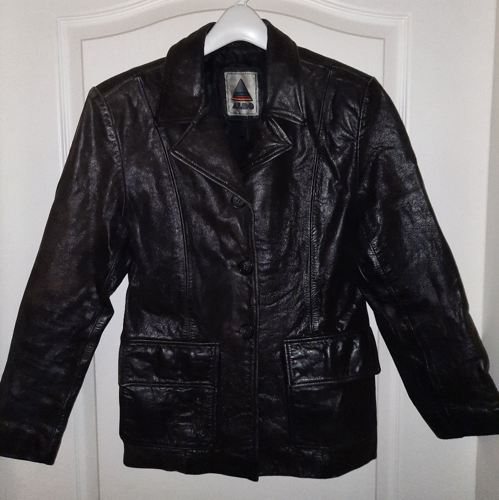 Vintage Aldo Leather Jacket